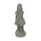 Alice in Wonderland Light Gray Finish Solid Cement Statue 19.5 Inches High